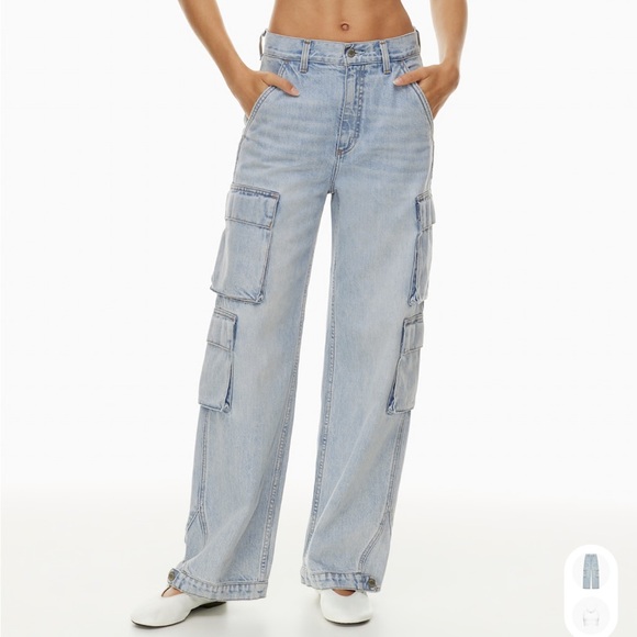 Denim Forum Denim - DENIM FORUM The '90s Millie Hi-rise Cargo Jean